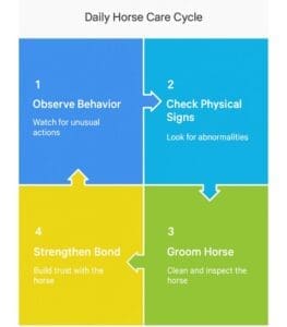 Daily grooming and health checks